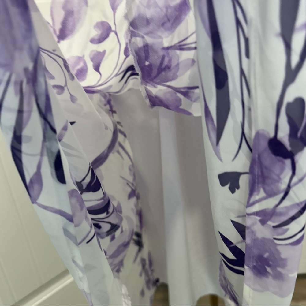 Floral Connected Apparal Lined Dress - Picture 5 of 9